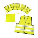 Bezpečnostní vesta "Standard" set 5ks, Neonová žlutá