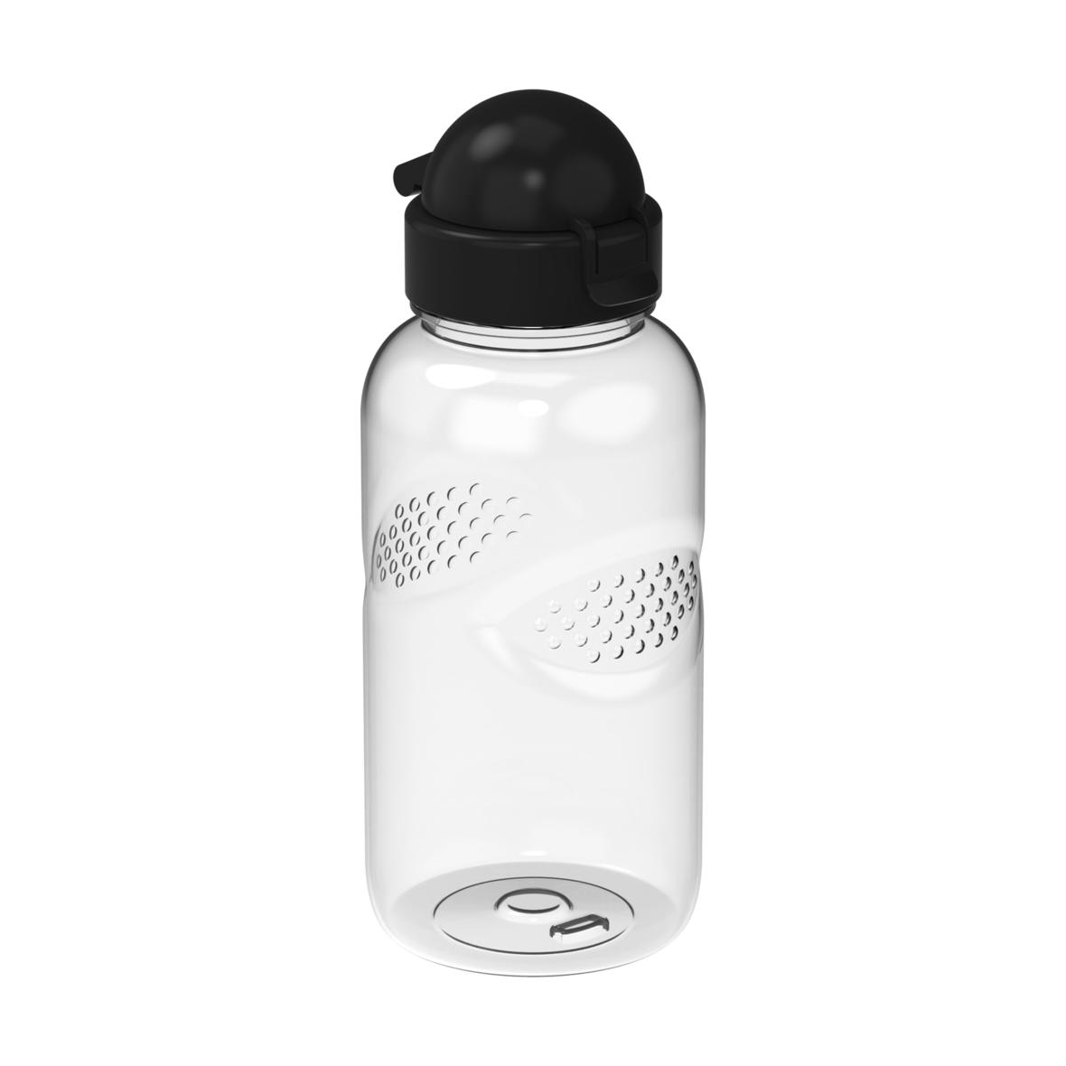 Láhev na pití Carve "Junior", 500 ml, Transparentní/Černá
