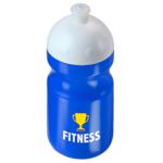 Láhev "Fitness" 0,5l s brčkem, Bílá